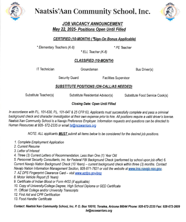 Job Vacancy
