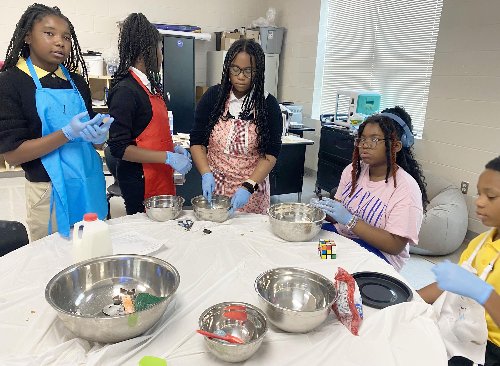 Making cookies