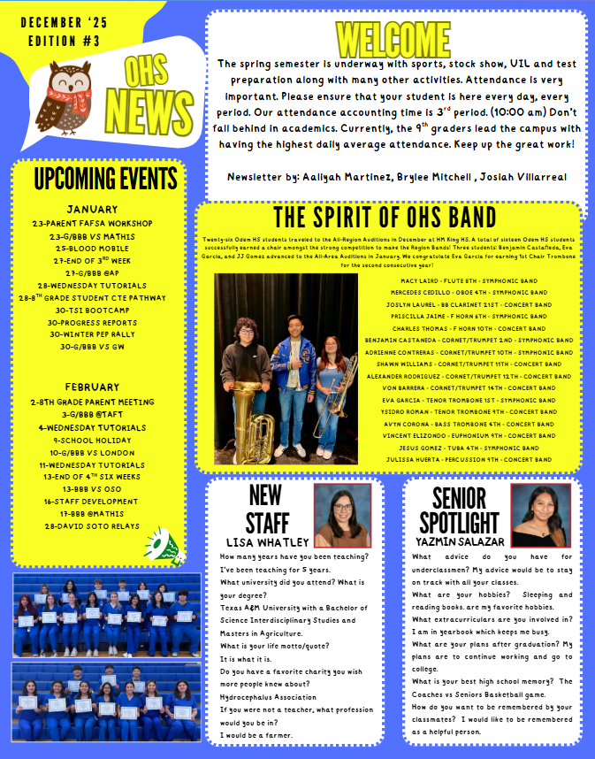 Jan Newsletter