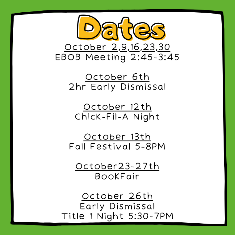 Oct dates