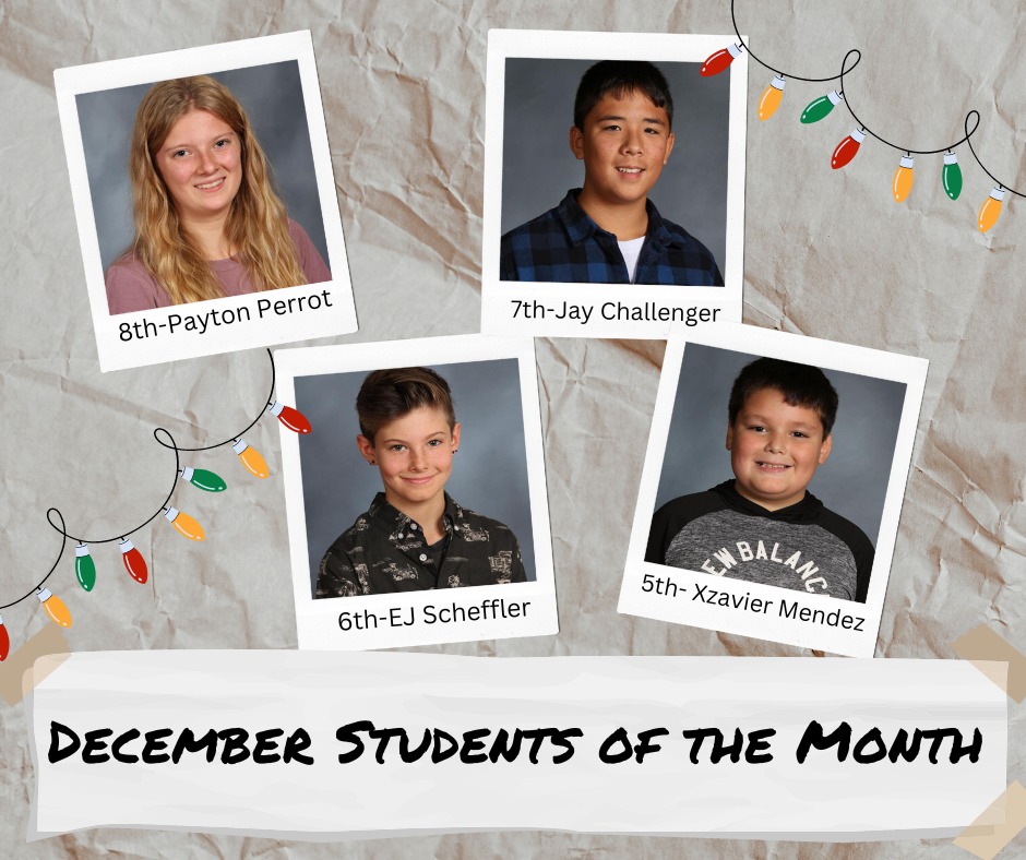 students of the month photo