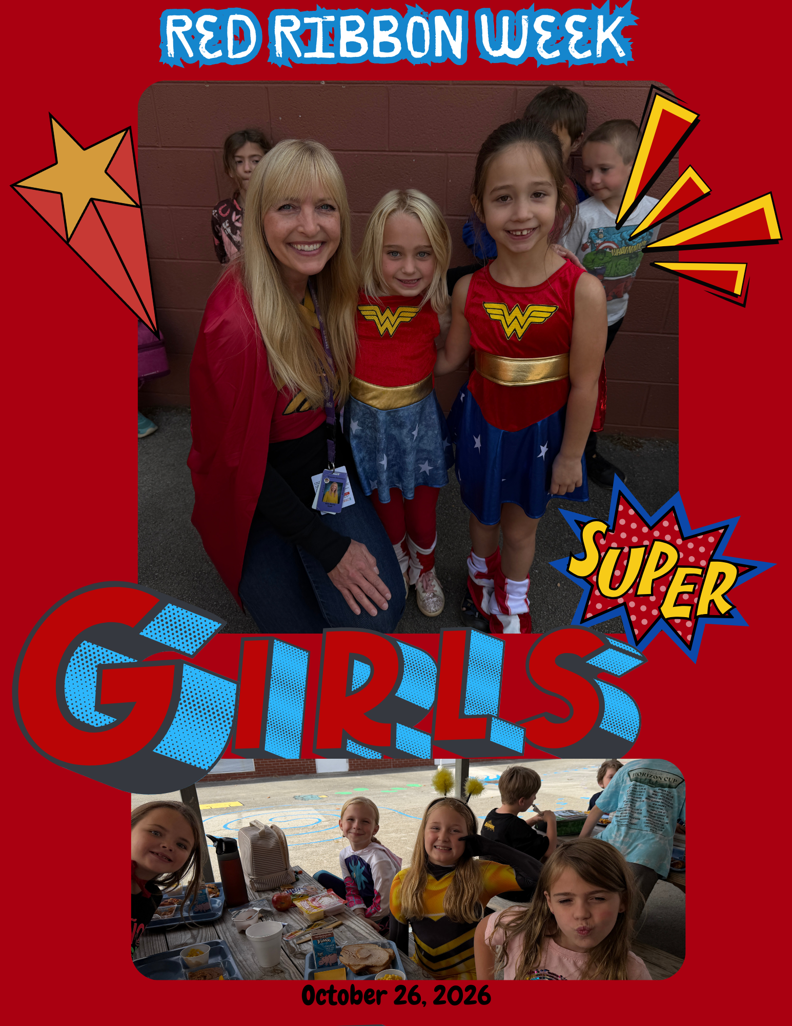 Red Ribbon Week Super Girls October 26, 2026