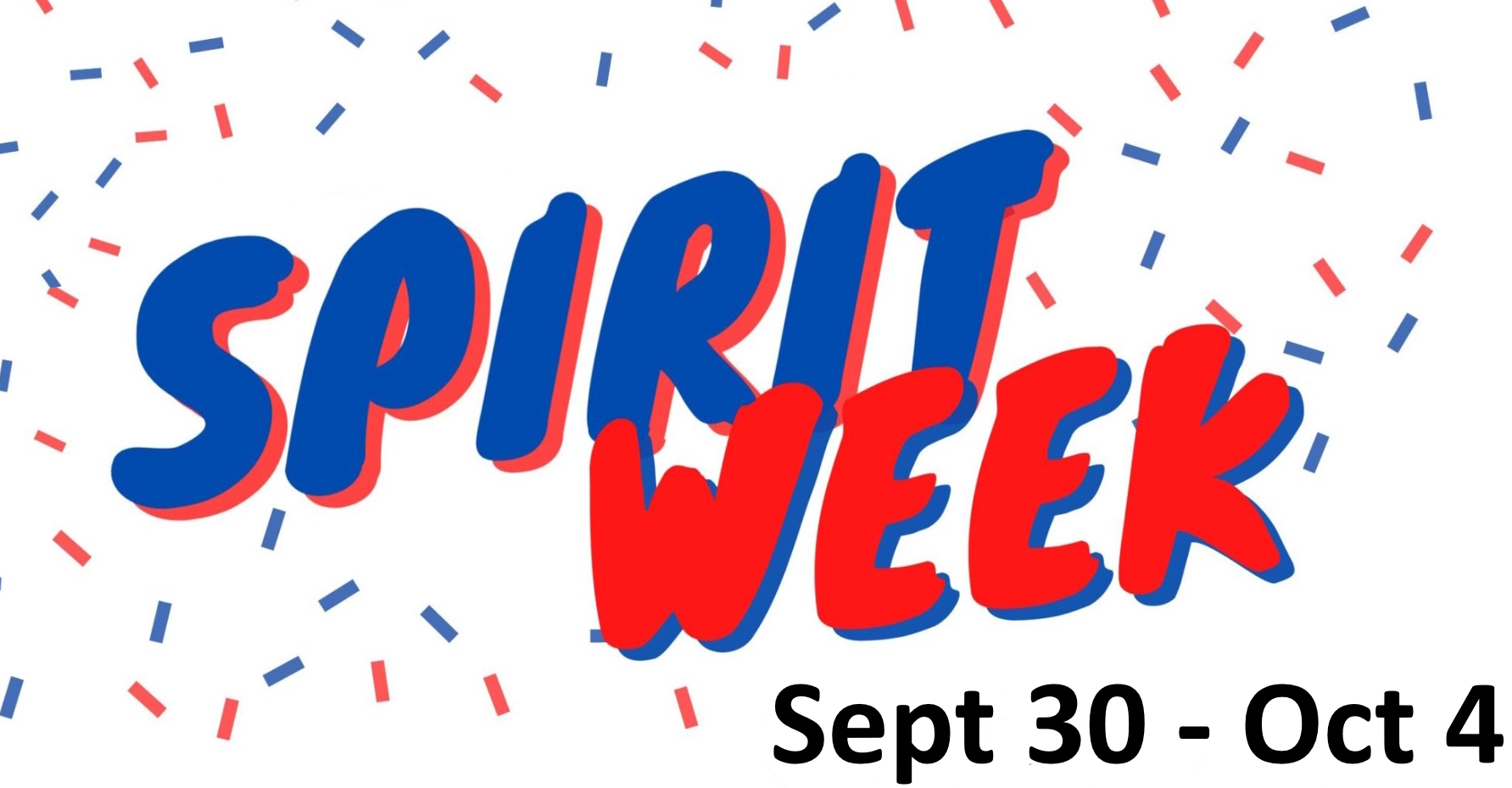 spirit week sept 30 - oct 4