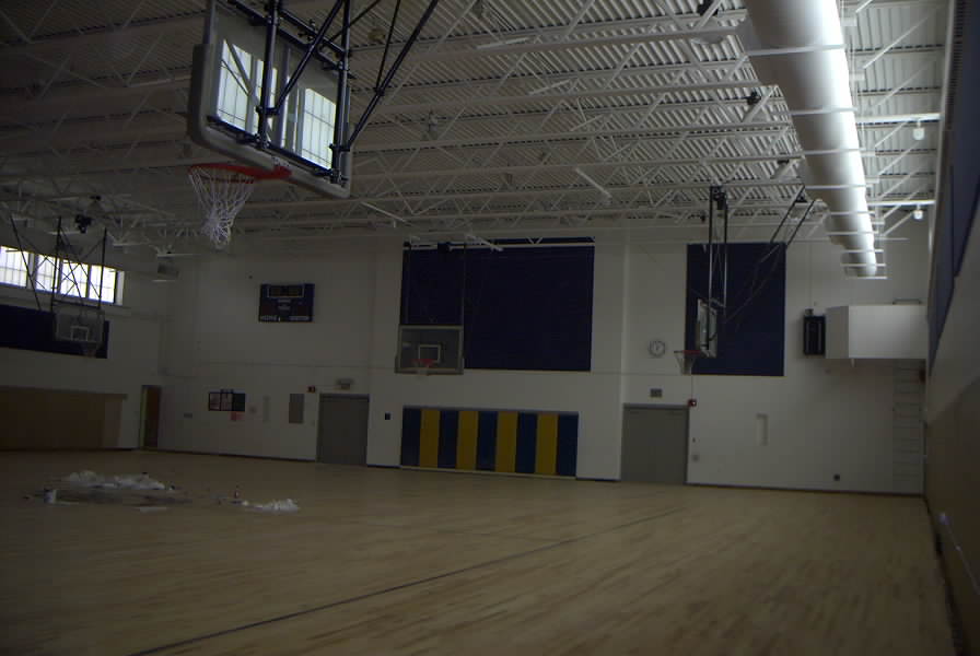 old gym new floor