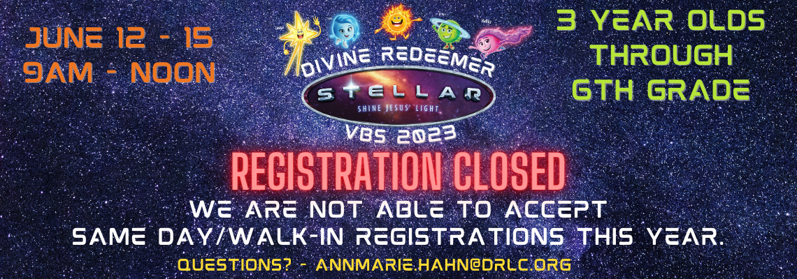 VBS Registration Closed