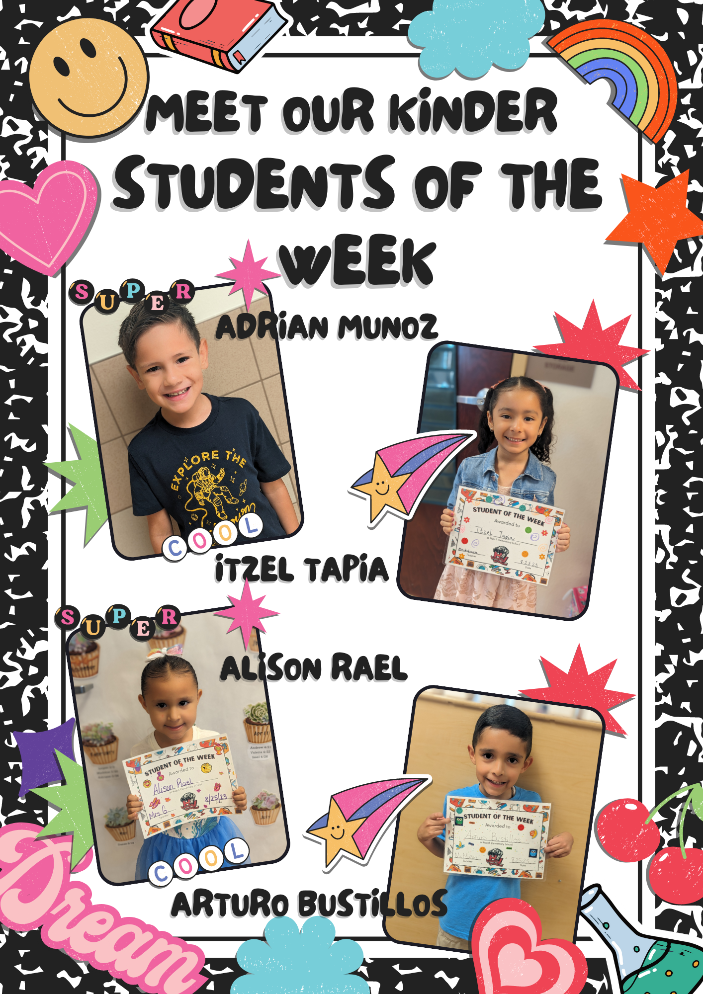 Kinder Students of the Week