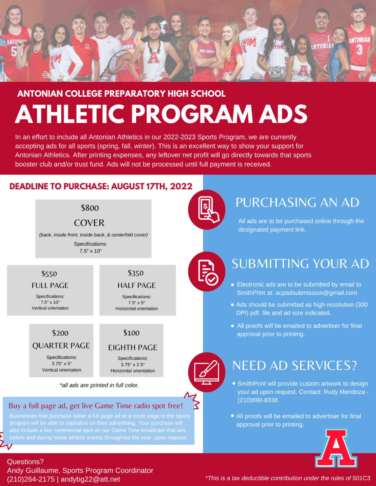 Sports Program Ad