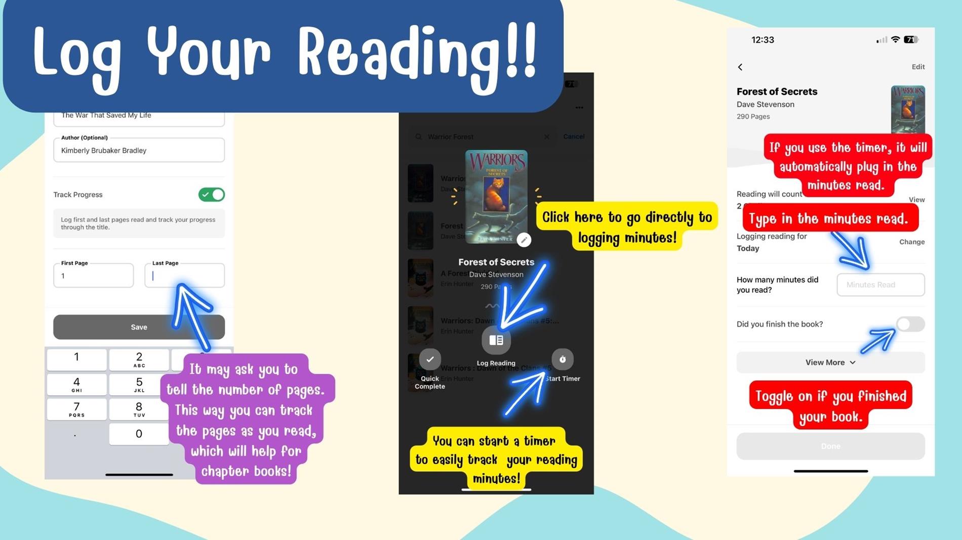 Download the BEANSTACK APP and start logging your child's reading! 