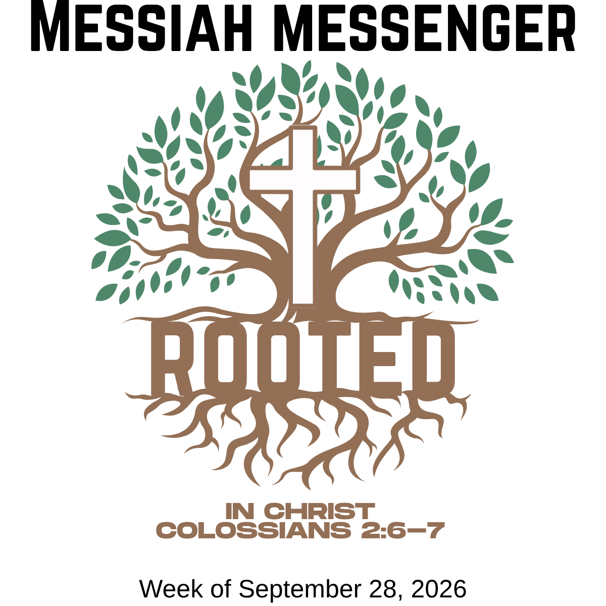 Messiah Messenger for the week of September 28, 2026