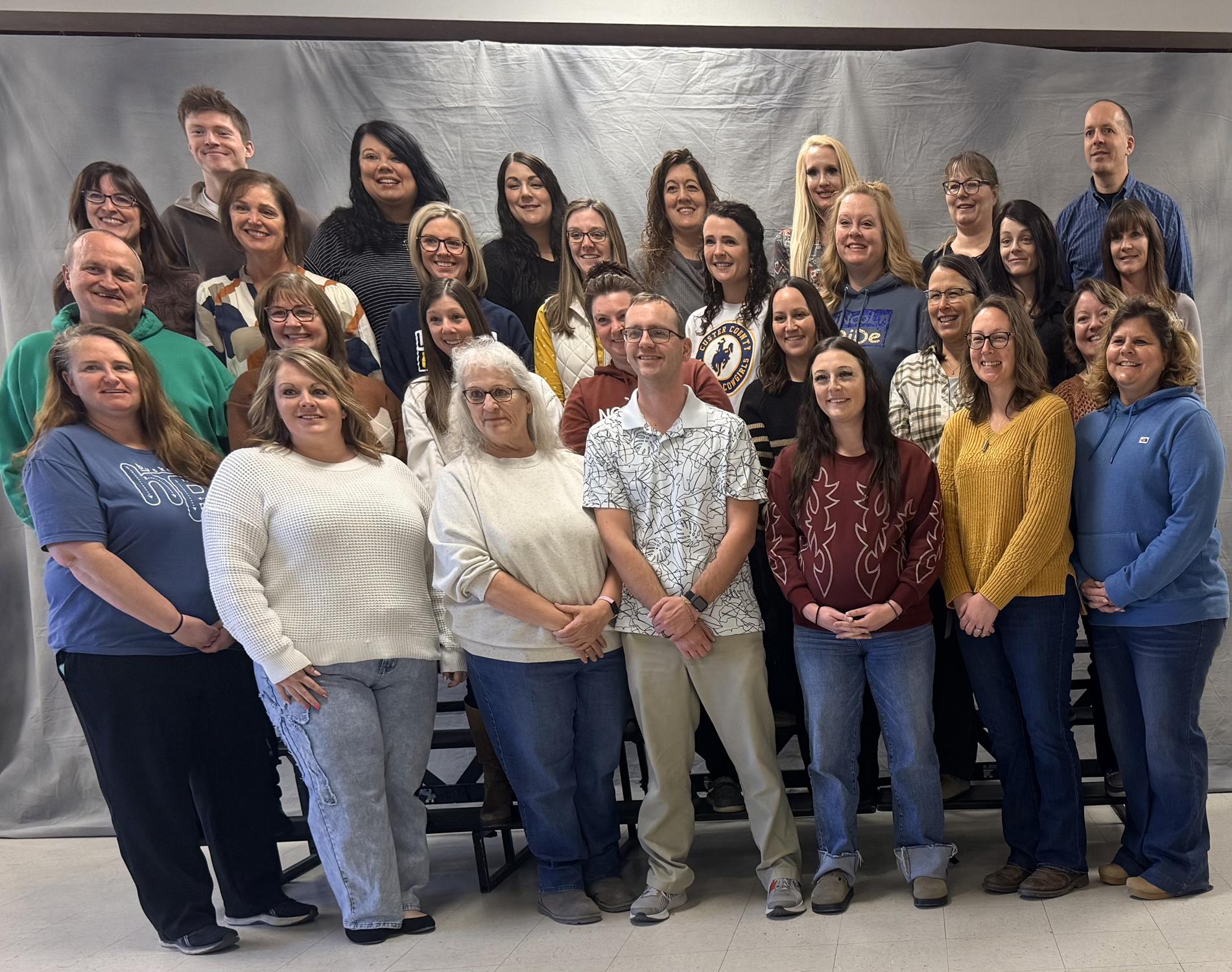 Lincoln School Staff picture 2025-26 taken spring of 2026 