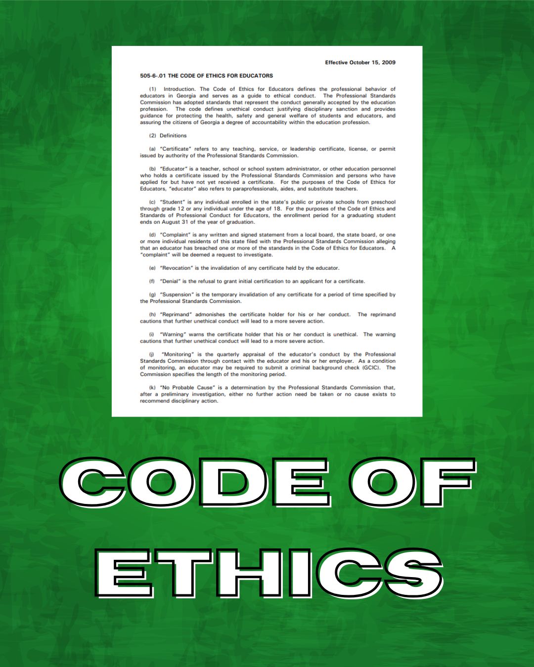 Code of Ethics