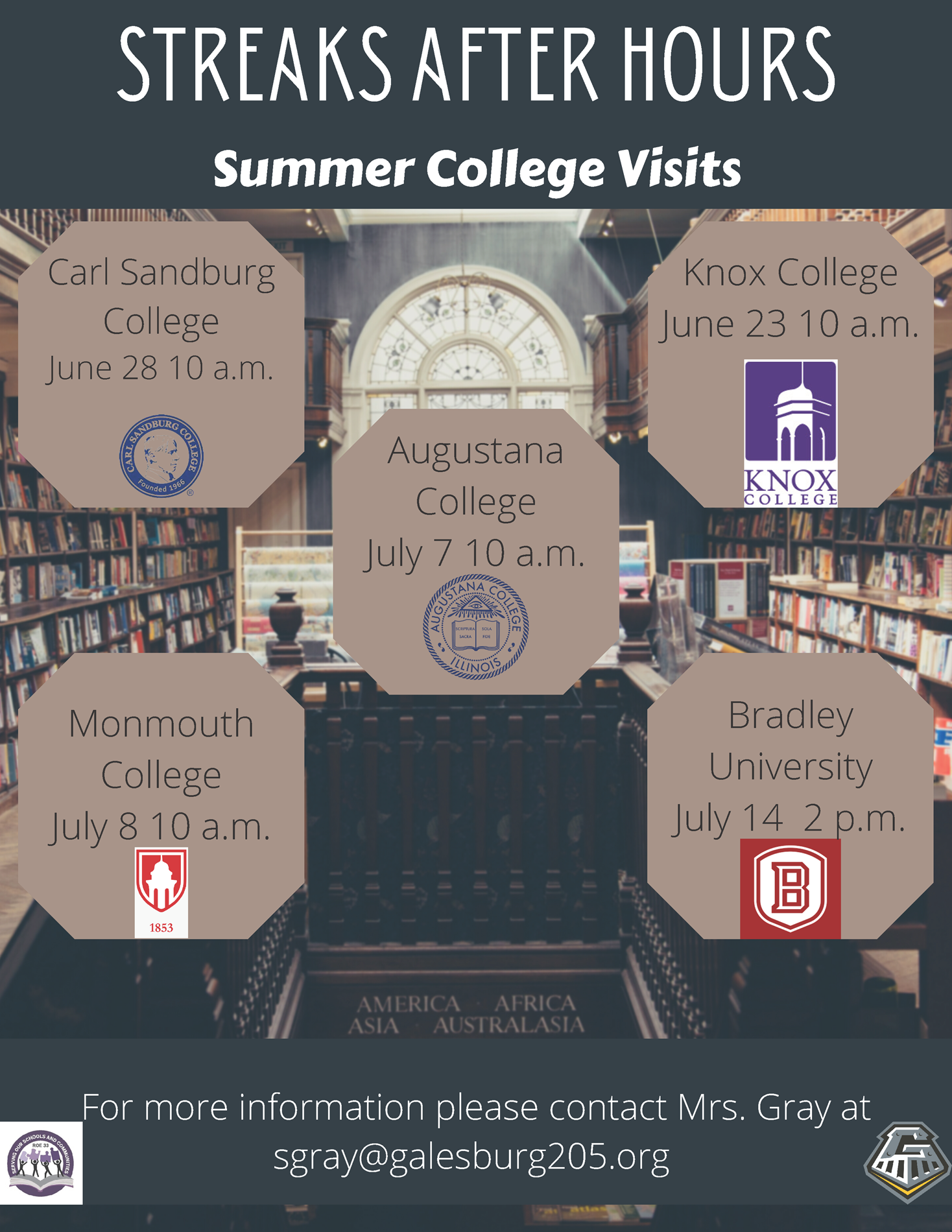summer college visits