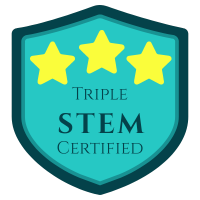 Triple Stem Badge