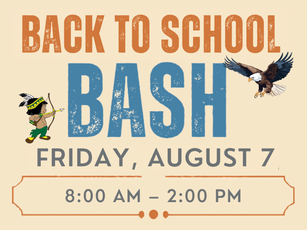 LES/LMS Back To School Bash · August 7th 8am-2pm