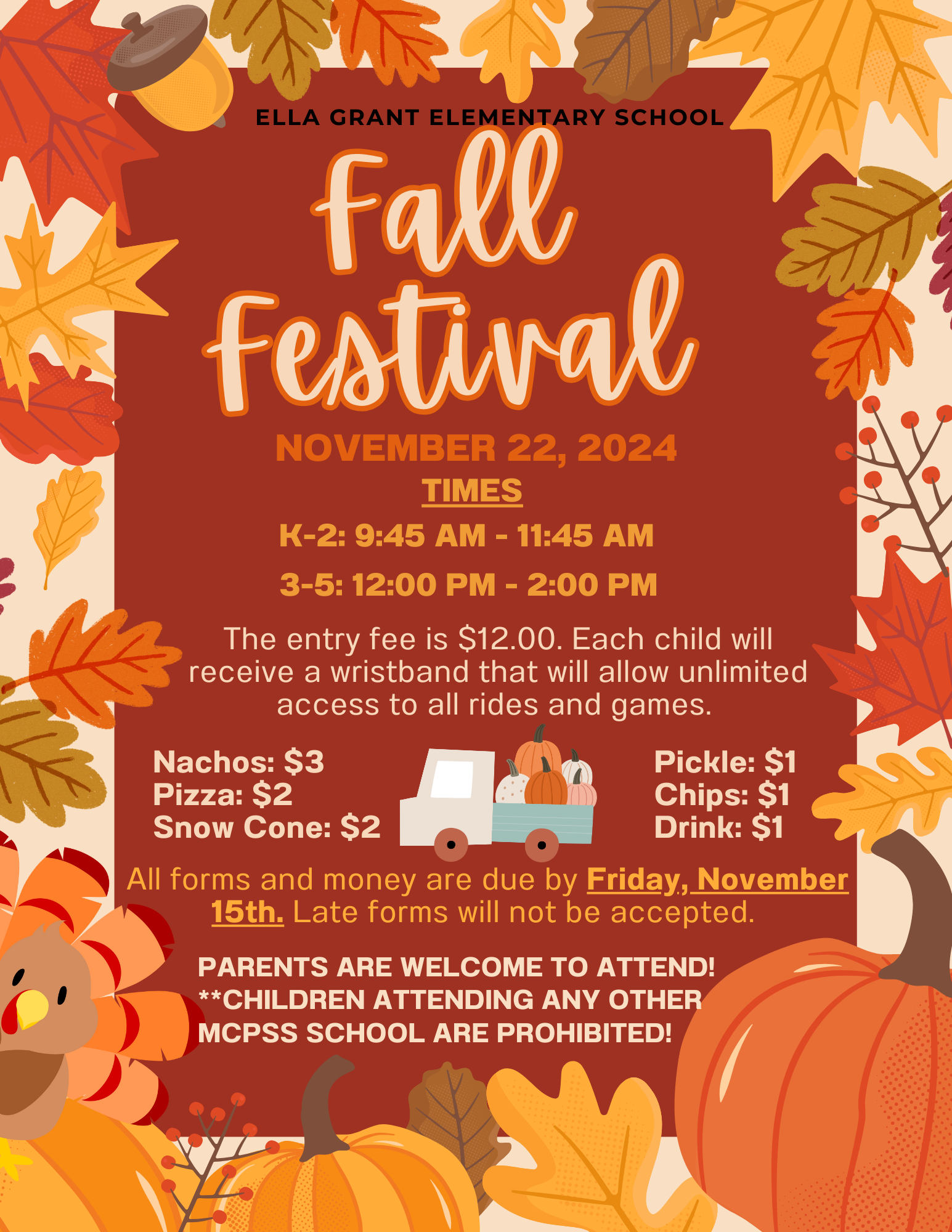 Fall Festival Flyer