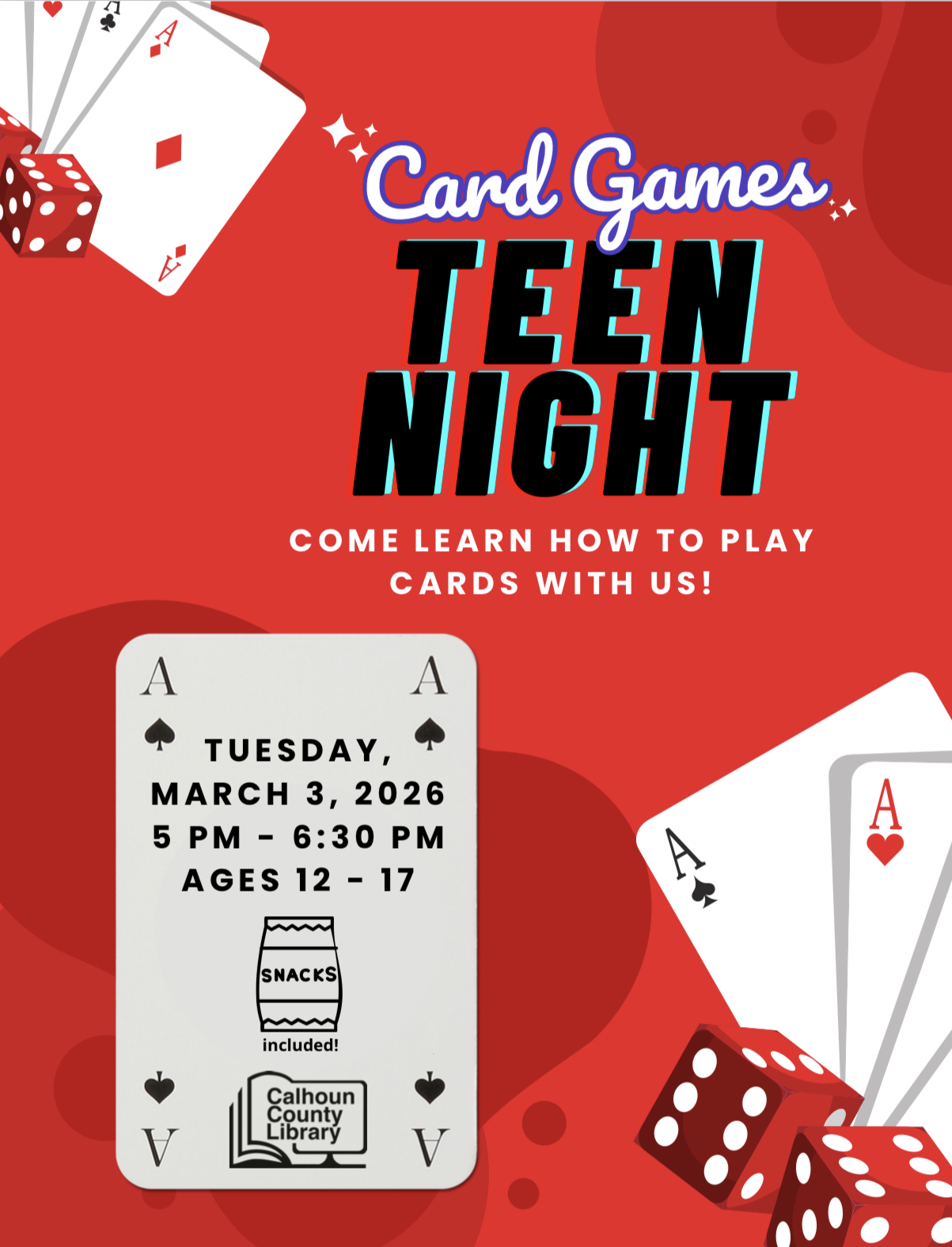 Card Games Teen Night
