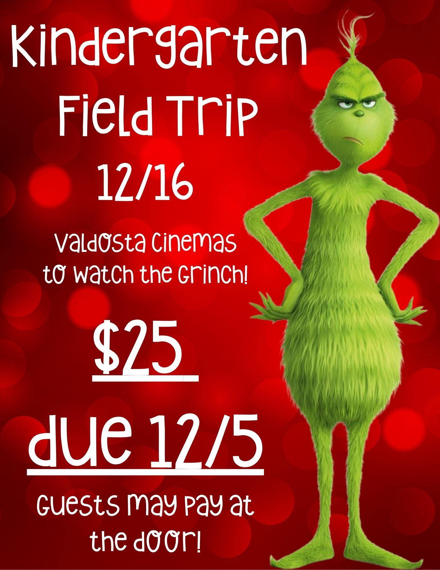 Kindergarten Field Trip