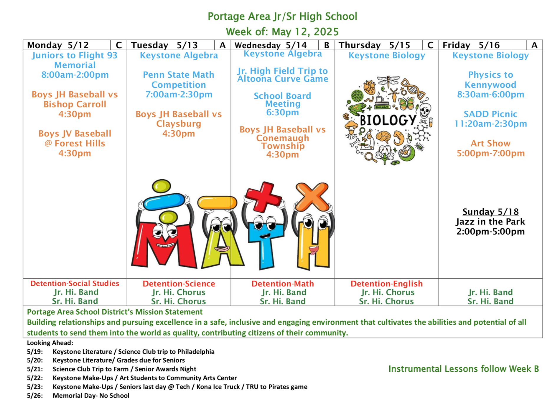 Weekly Calendar