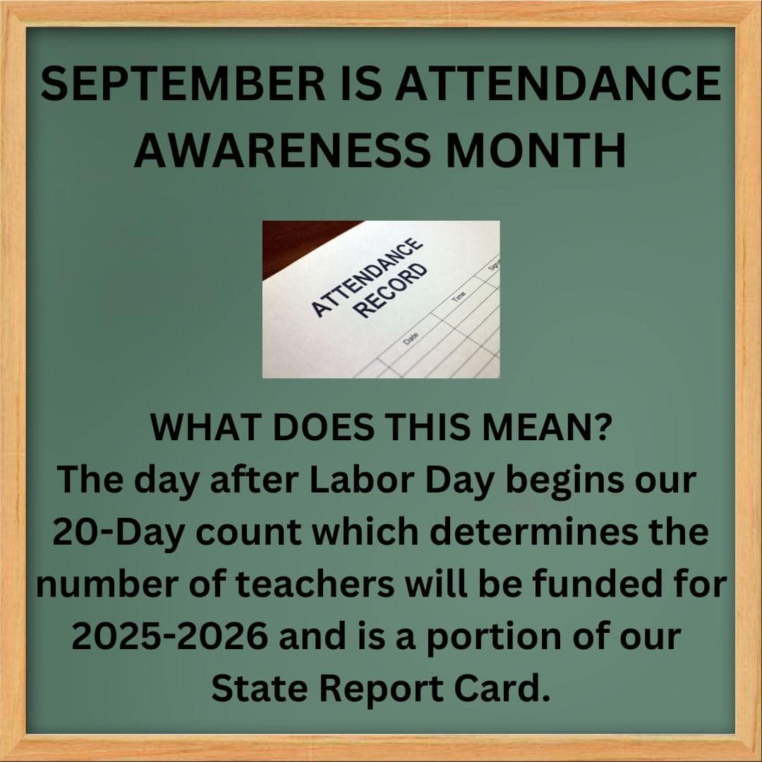 Attendance month graphic