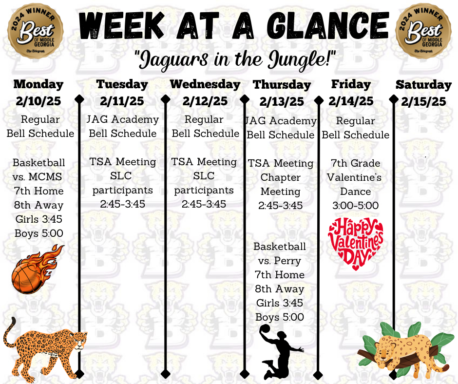 Week at a glance