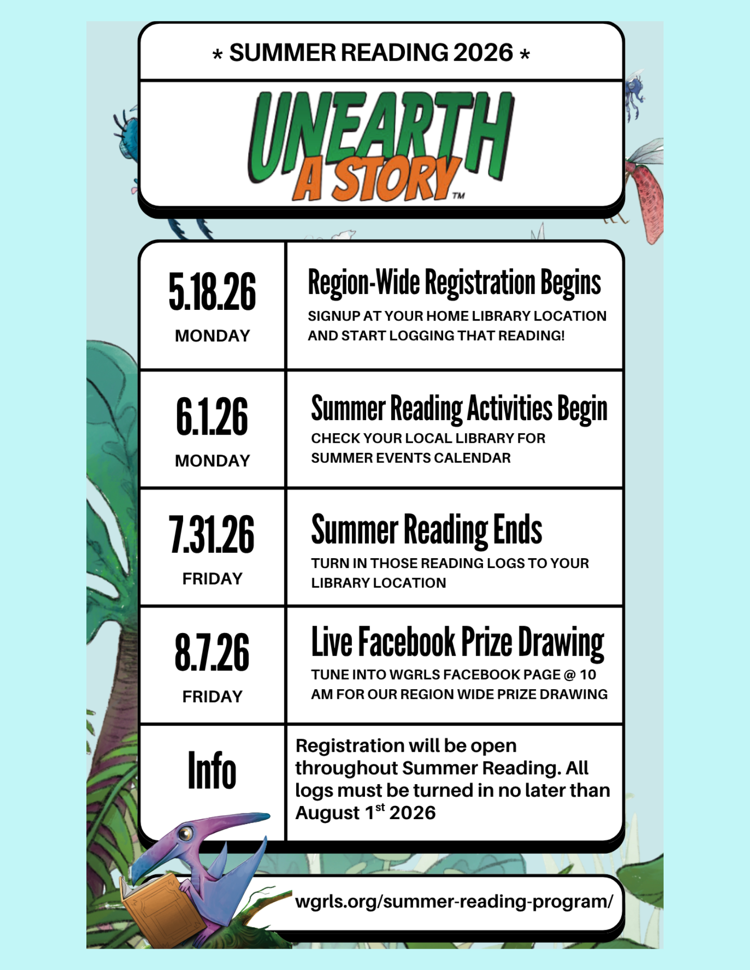 Summer Reading Flyer