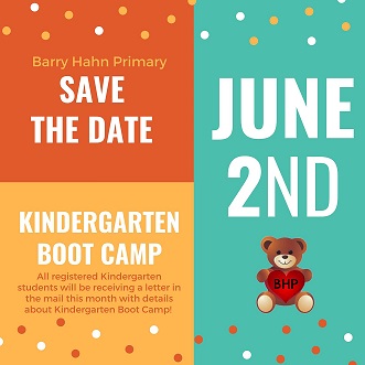 Kindergarten Boot Camp - Save the Date