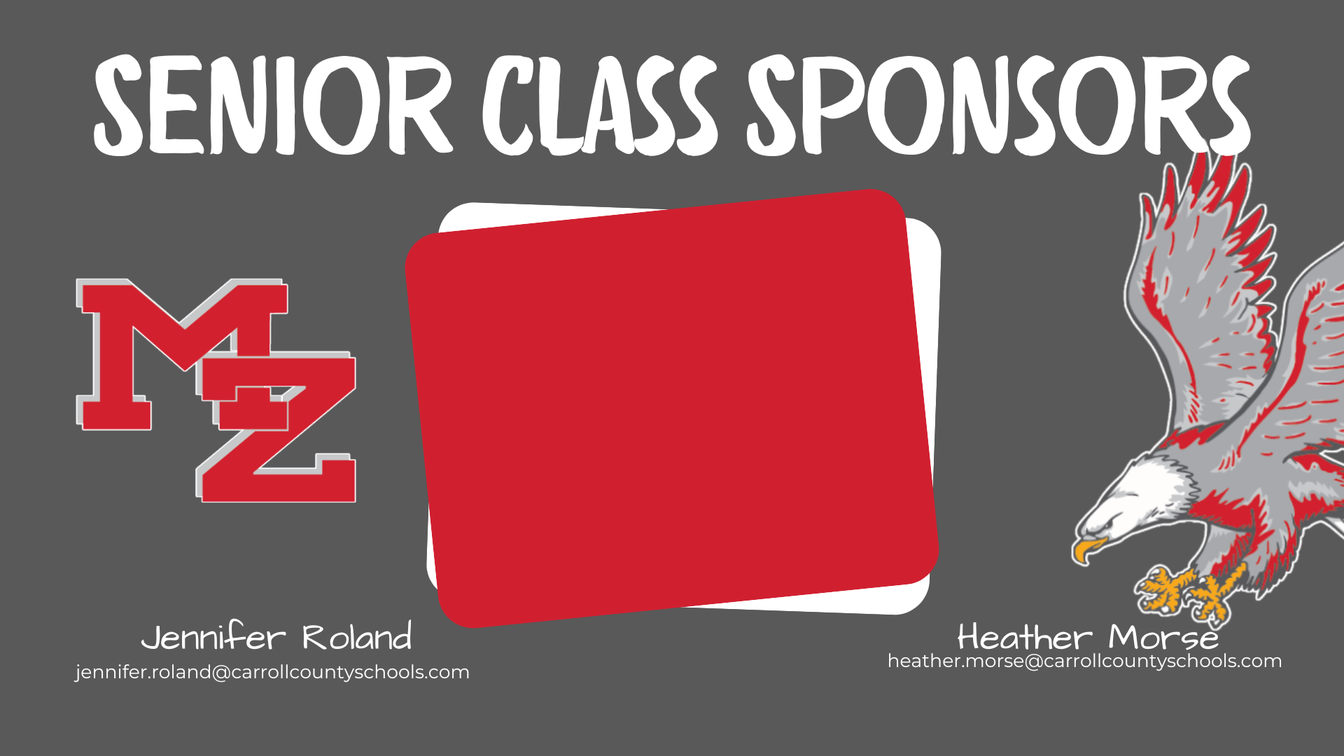 Senior class sponsors