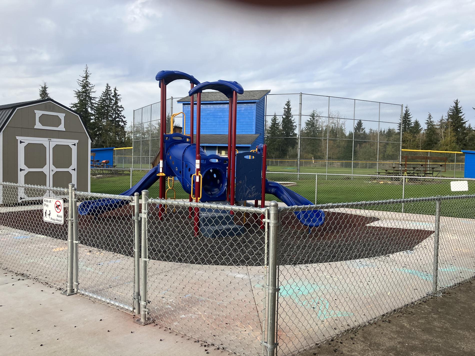 New preschool playground.