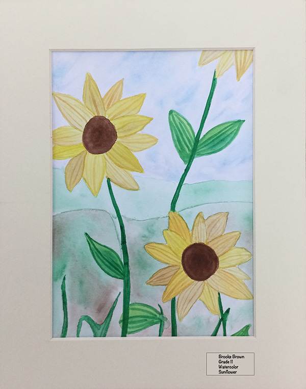 Brooke Brown - Acrylic Painting - Sunflower