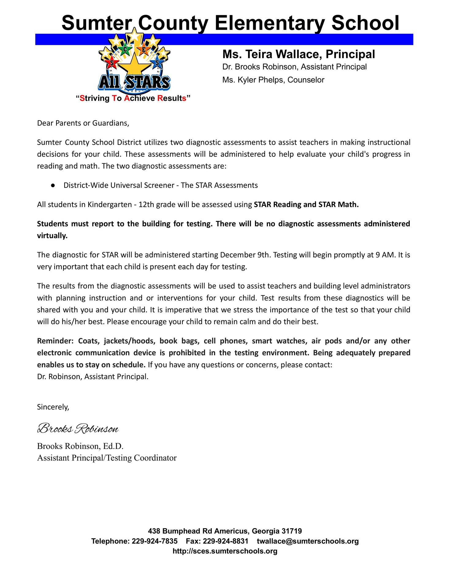 STAR Testing 2nd Administration 2025-2026