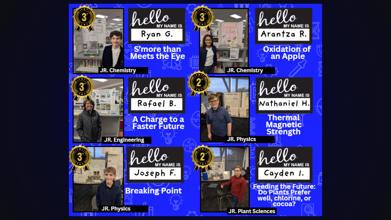 science fair awards slide 3