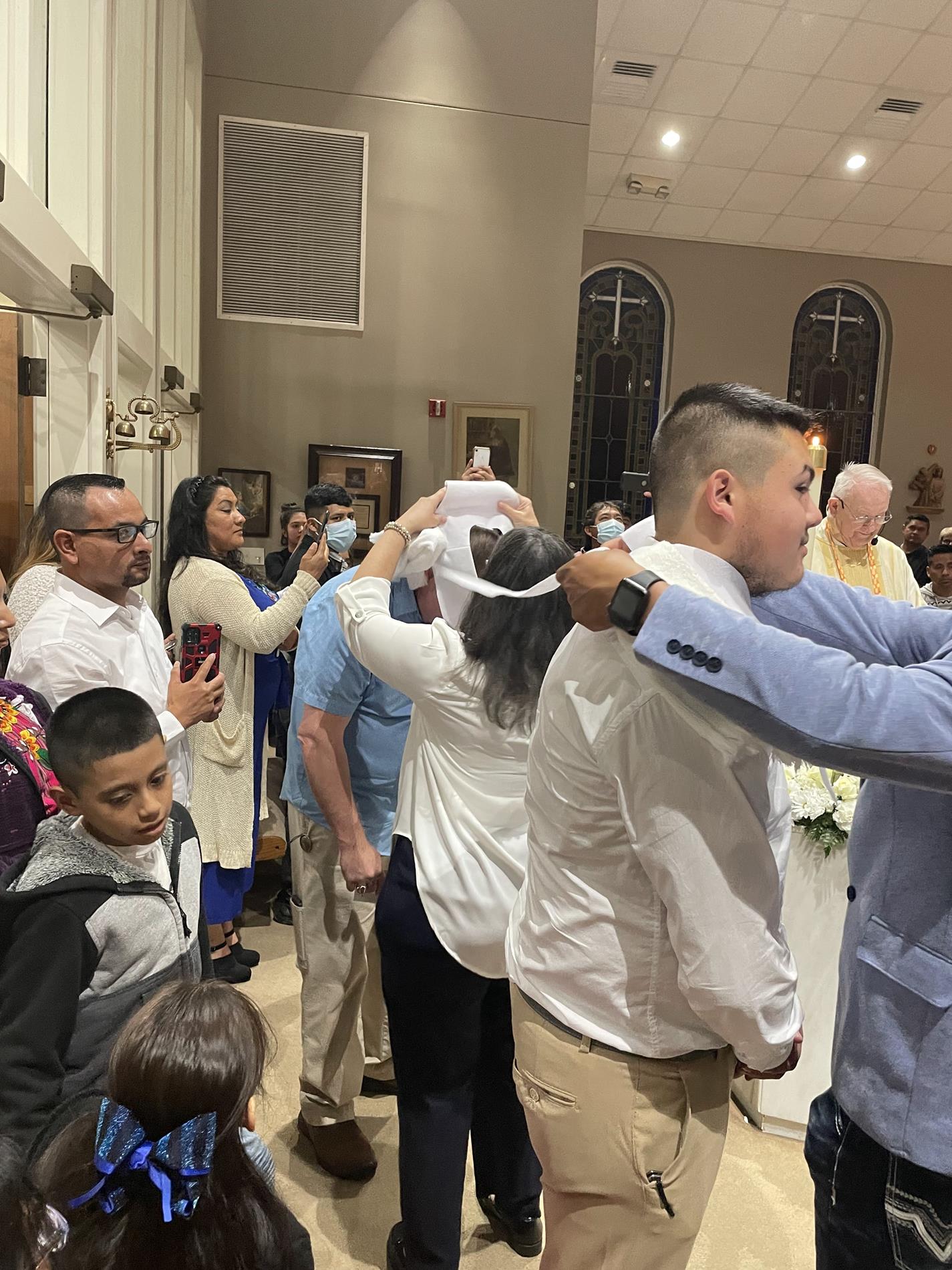 Placing of the Baptismal cloth