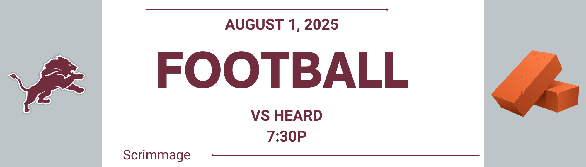 football scrimmage 2025