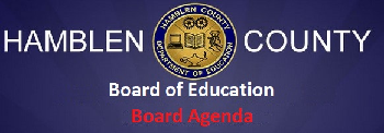 HCDOE School Board Agenda
