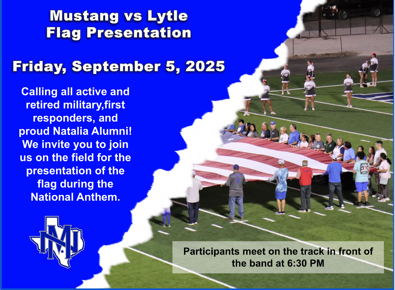 Flag Presentation on the field 2025-2026