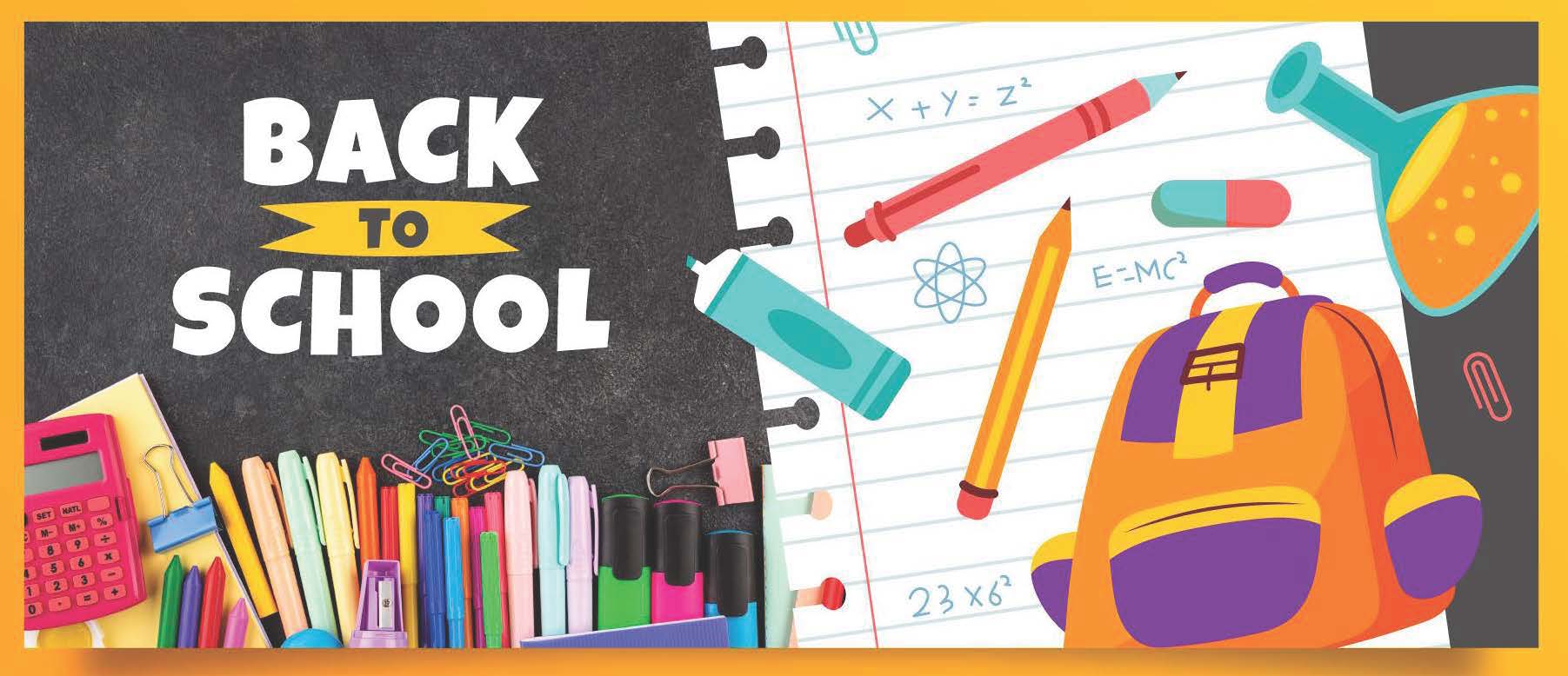 back to school banner