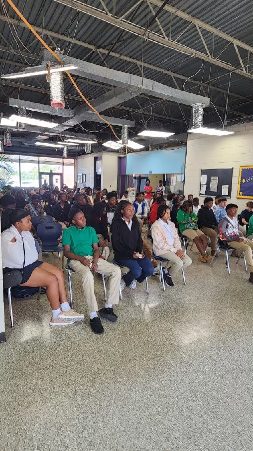 Ms. Ruby Williams held a suicide prevention awareness Program.