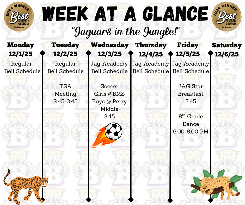 Week at a glance
