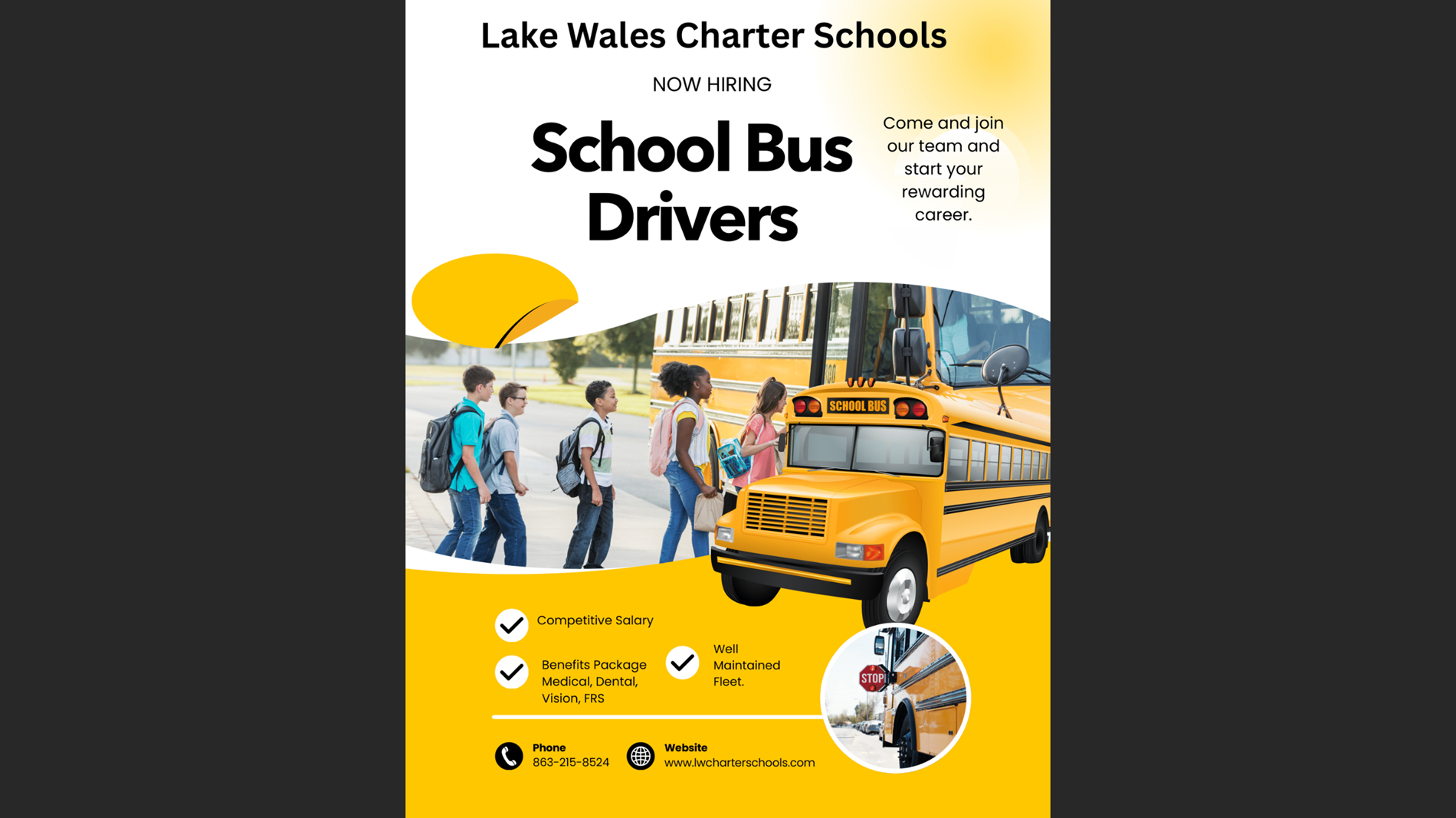 Now Hiring Bus Drivers