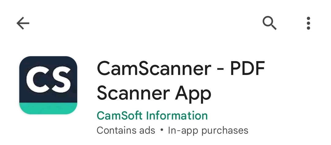 Cam Scanner