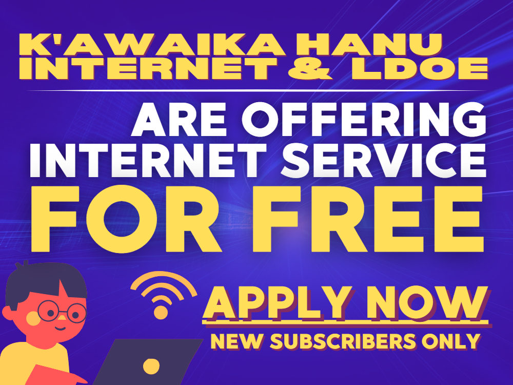 KHI + LDOE Offering Free Internet Service