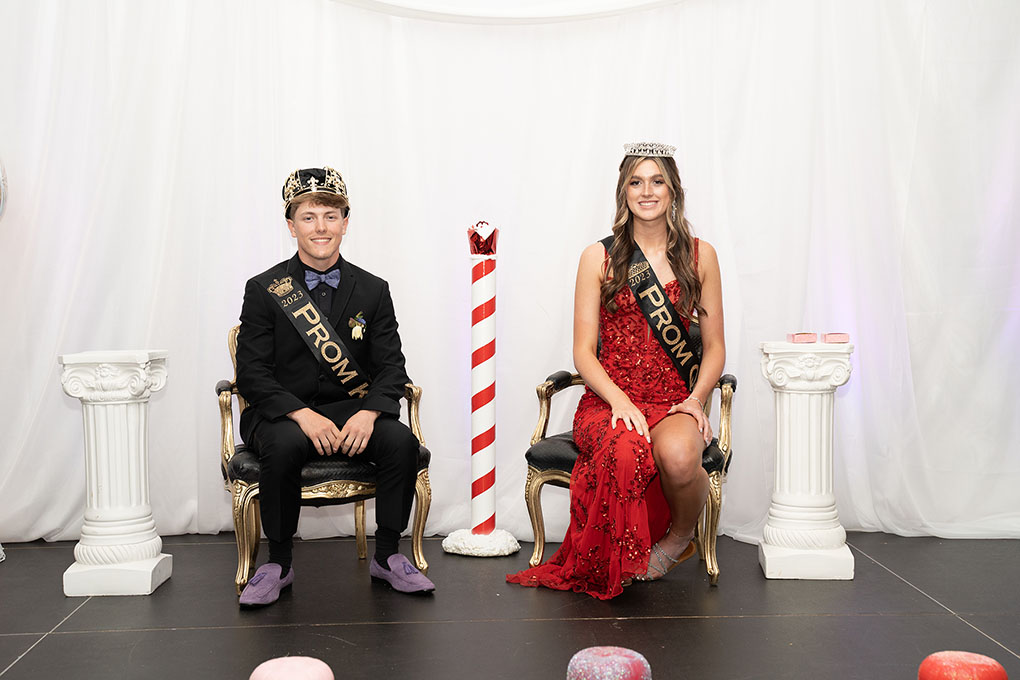 King Cooper Edmiston and Queen Olivia Kerns