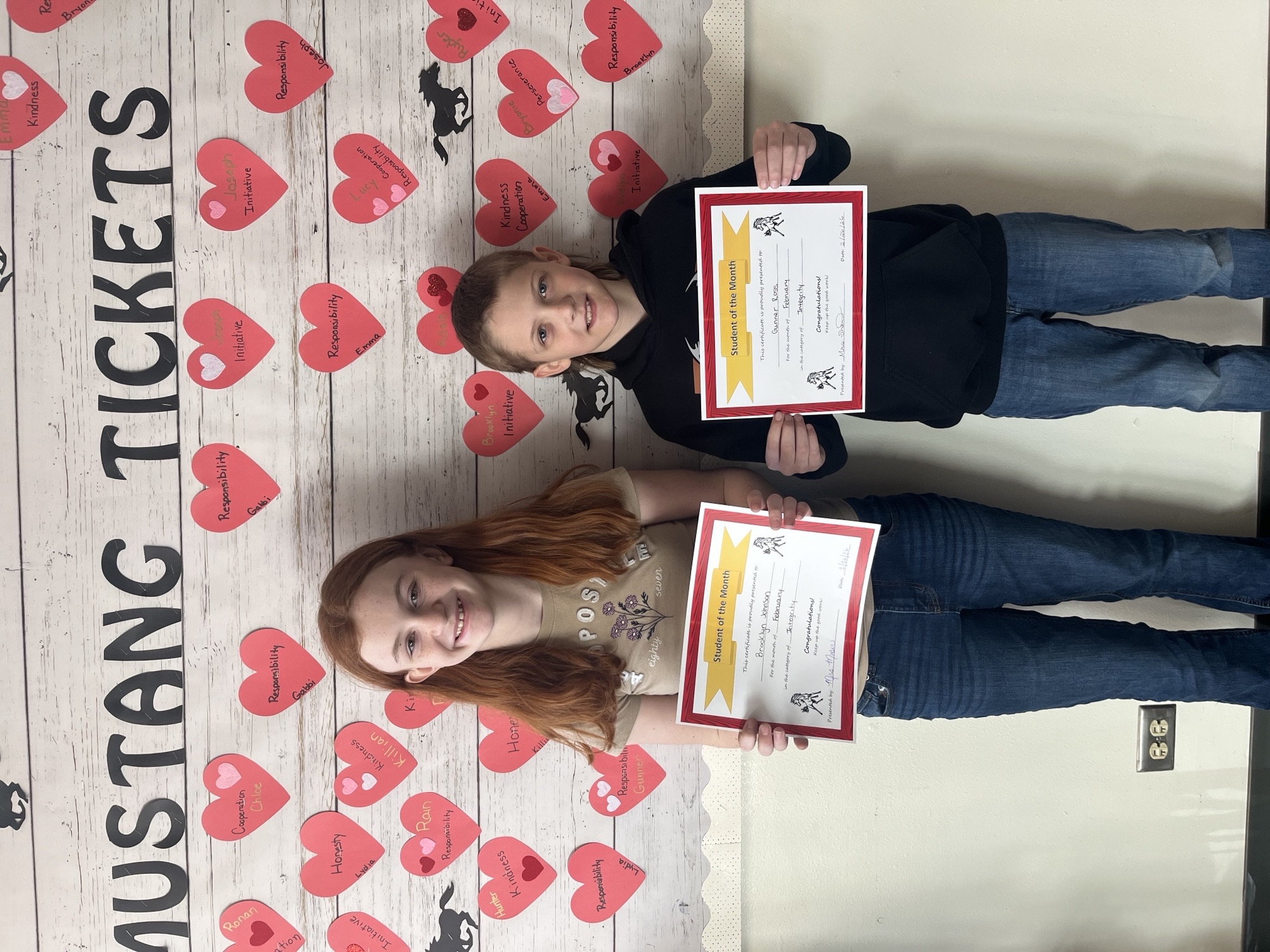 February Students of the Month