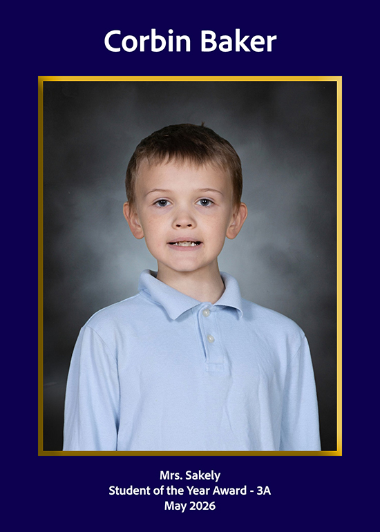 3A Student of the Year Award 2025-2026