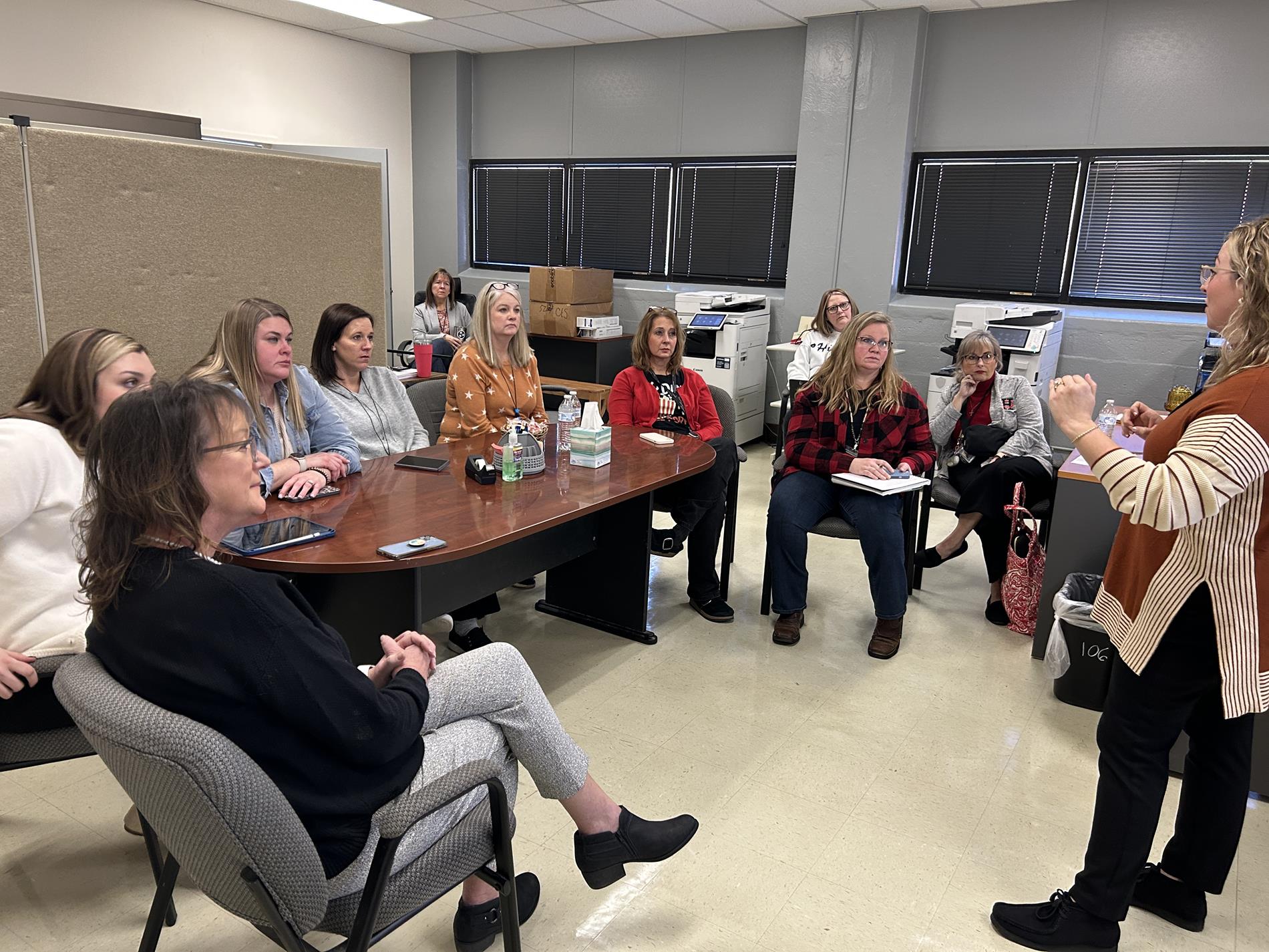 Principals listening to directions and ideas