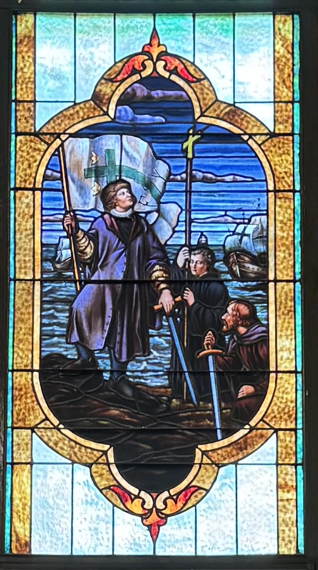 Stained Glass window Columbus