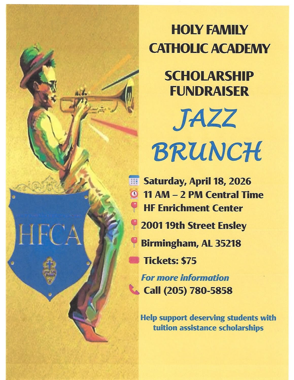 2026 Scholarship Fundraiser Jazz Brunch