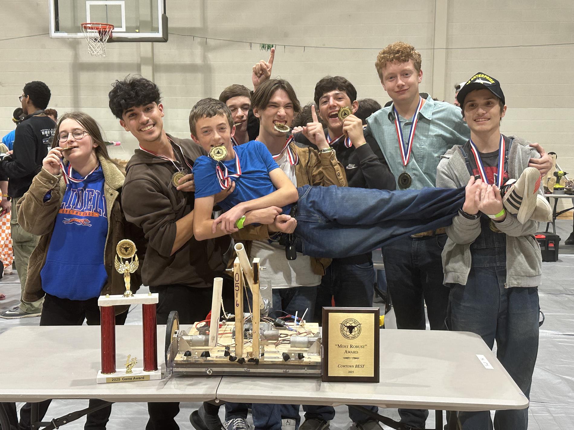 Robotics team picture after qualifying for state! 