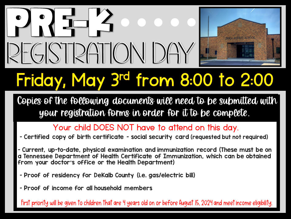 PreK Registration Day