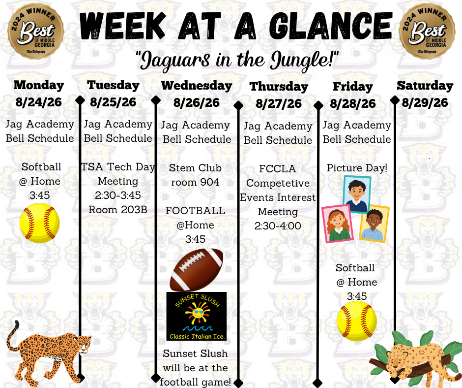 Week at a glance